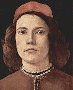 Sandro Botticelli Portrat eines jungen Mannes Spain oil painting artist